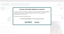 Desktop Screenshot of porno-francais.net