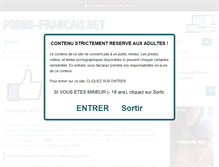 Tablet Screenshot of porno-francais.net